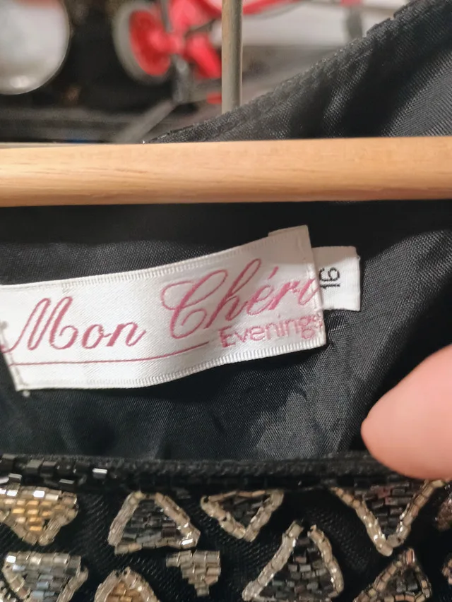 Large vintage 1960s beaded smock top image indicator(3)