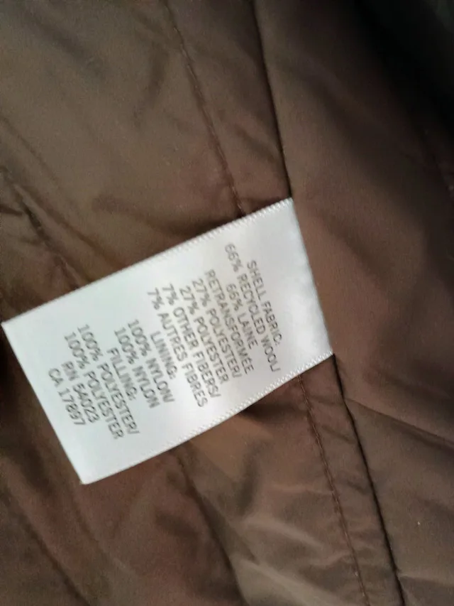 Green men's medium/large pea coat image indicator(2)