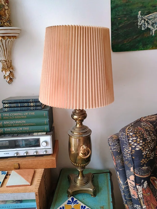 Large brass table lamp thumbnail