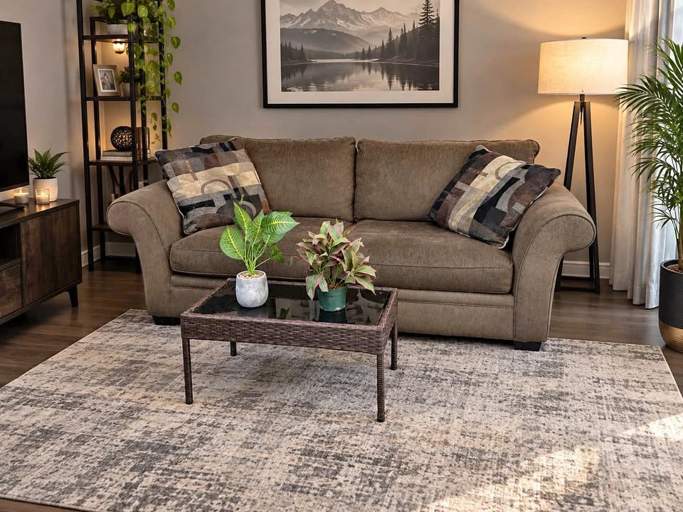 Free Delivery 🚛 Brown Couch Potato Sofa