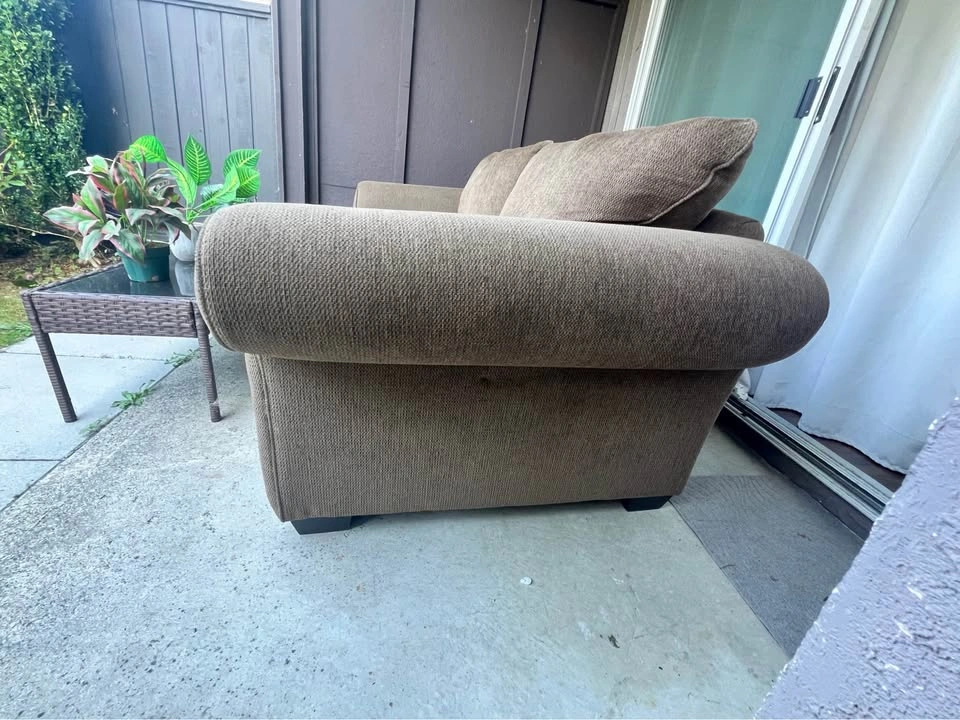 Free Delivery 🚛 Brown Couch Potato Sofa - photo 2