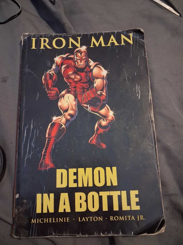 Iron Man Demon In A Bottle Graphic Novel