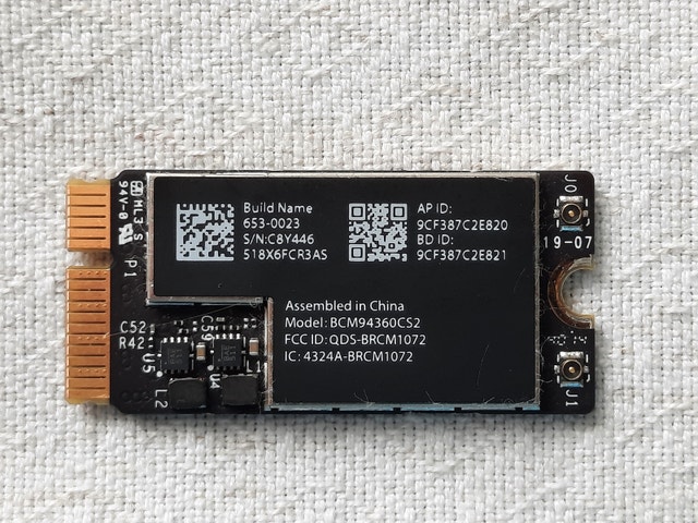 Genuine MacBook wireless card