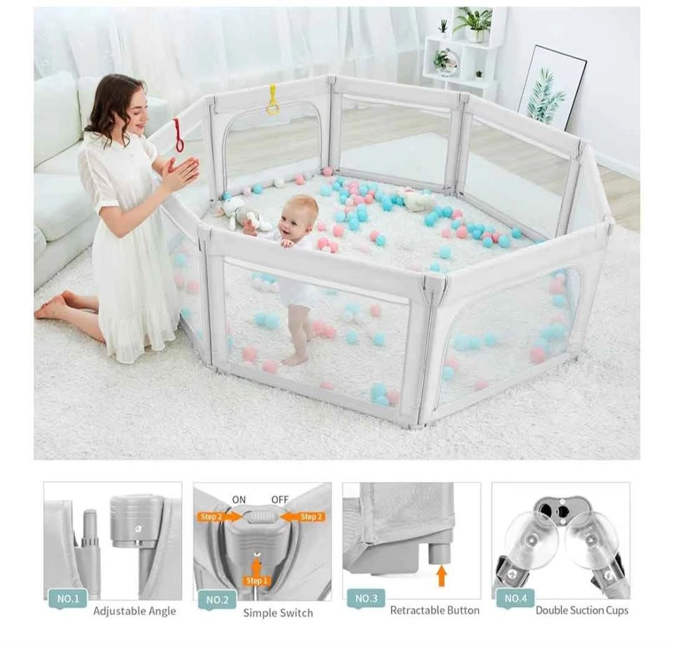 New Foldable Baby Playpen & Activity Yard (71x59) - photo 4