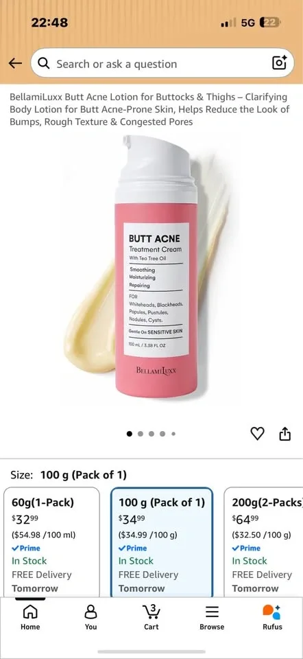 BellamiLuxx Butt Acne Treatment Cream - photo 2