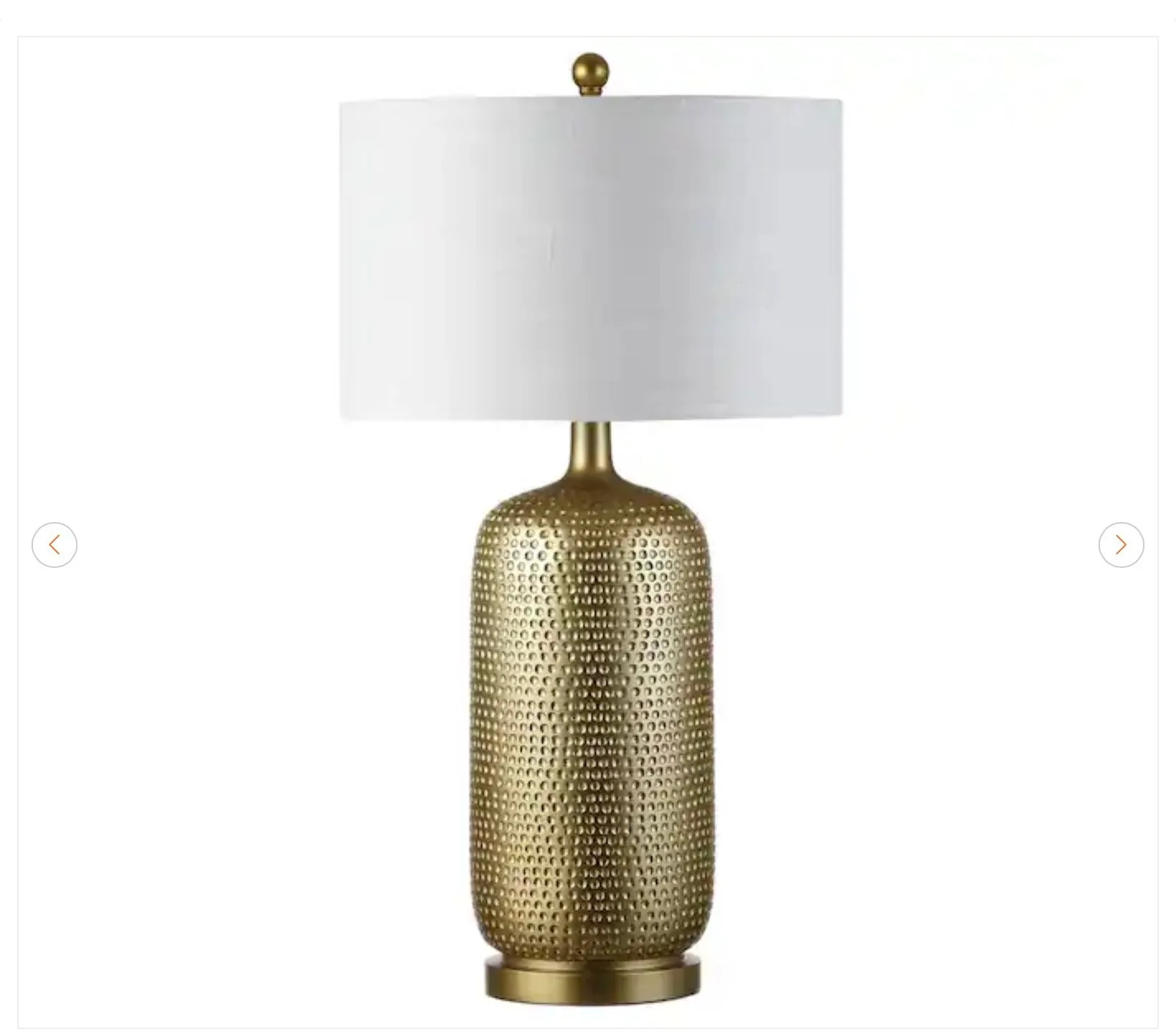 Sophia 30 in. Gold Resin Table Lamp - New thumbnail