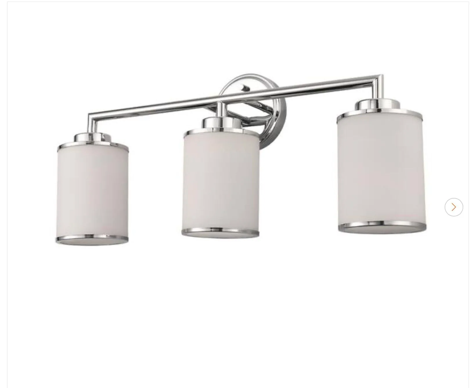 17 in. 3-Light Chrome Vanity Light - New thumbnail