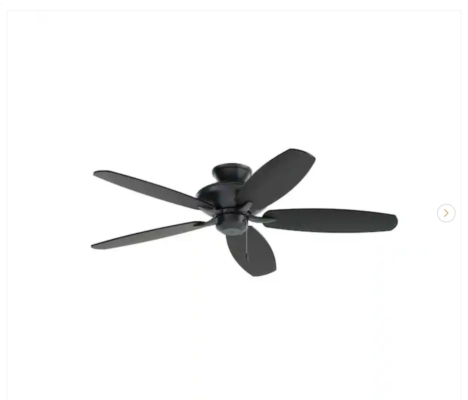 KICHLER 52 in. Black Indoor/Outdoor Ceiling Fan - New thumbnail