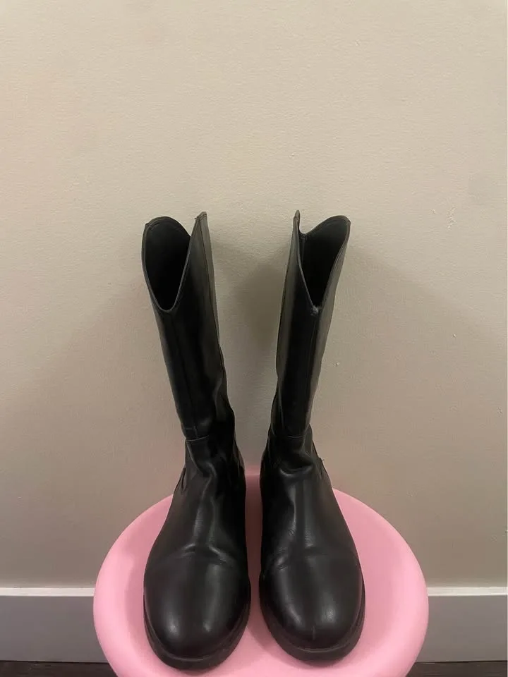 Black Mid-Calf Boots women 6 - photo 3