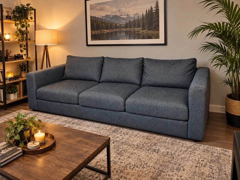 FREE DELIVERY ✅ Blue Wayfair Sofa Couch