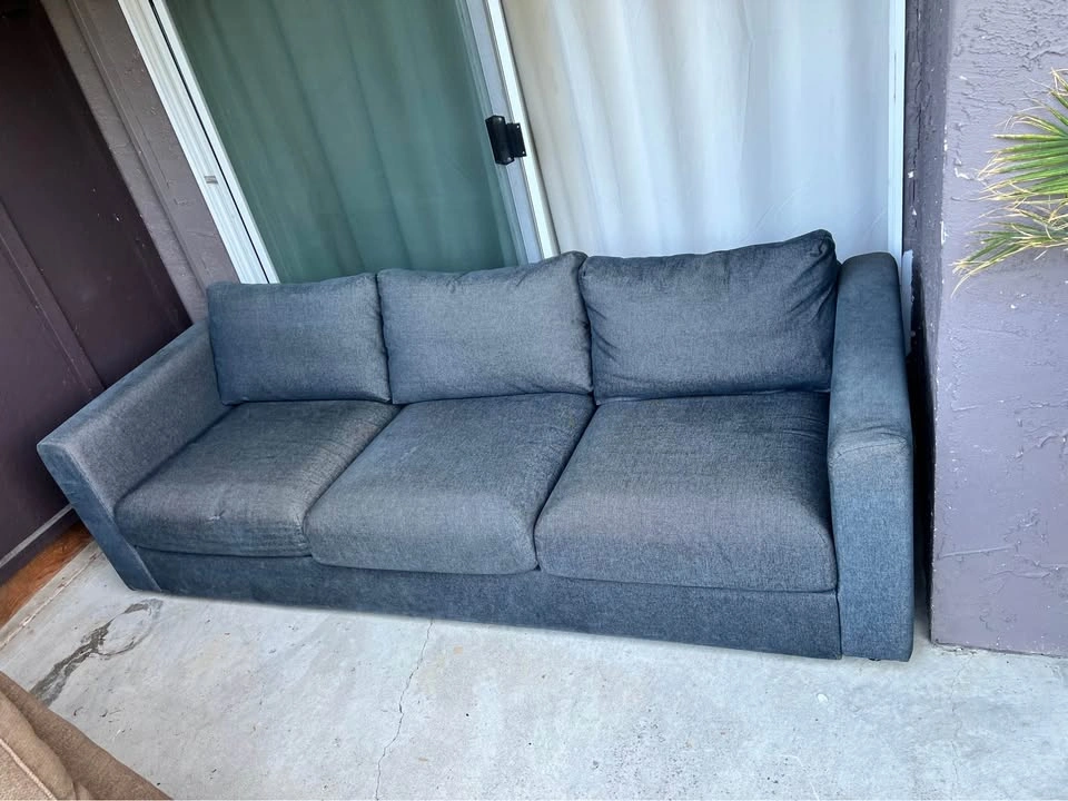 FREE DELIVERY ✅ Blue Wayfair Sofa Couch - photo 2