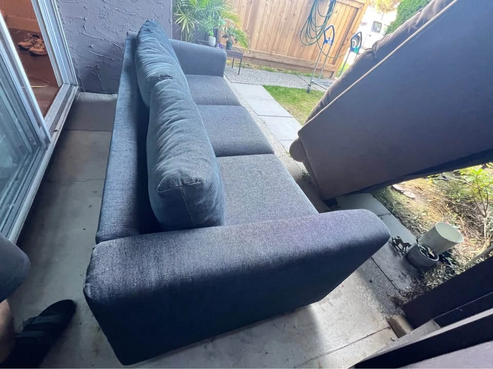 FREE DELIVERY ✅ Blue Wayfair Sofa Couch - photo 4