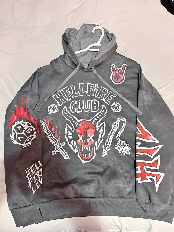 Stranger things Hellfire club hoodie