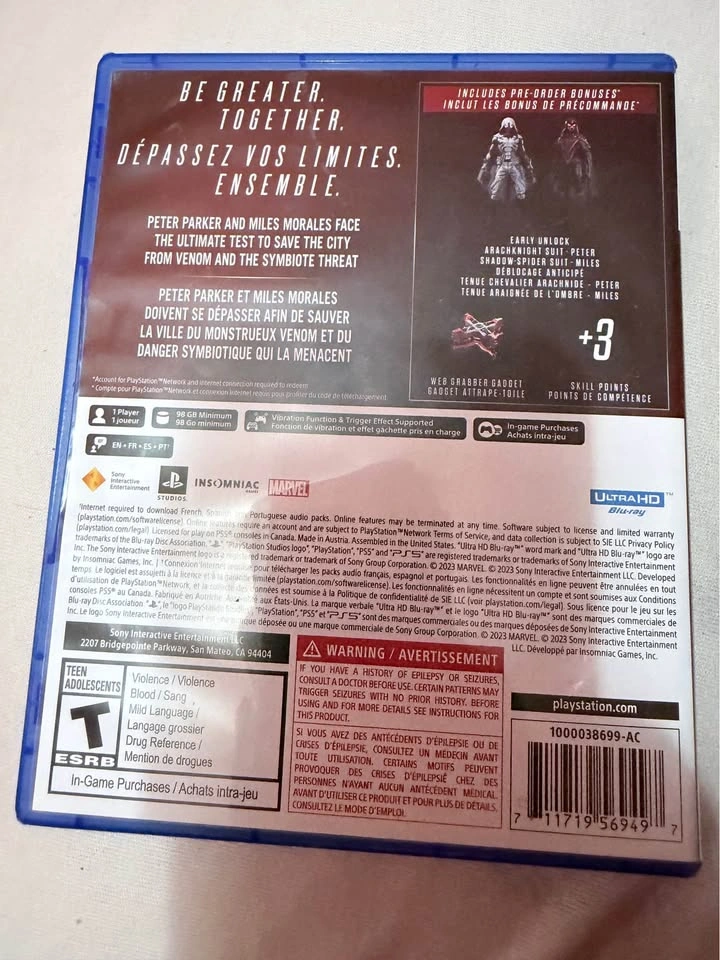 Spiderman 2 - PS5 - photo 2