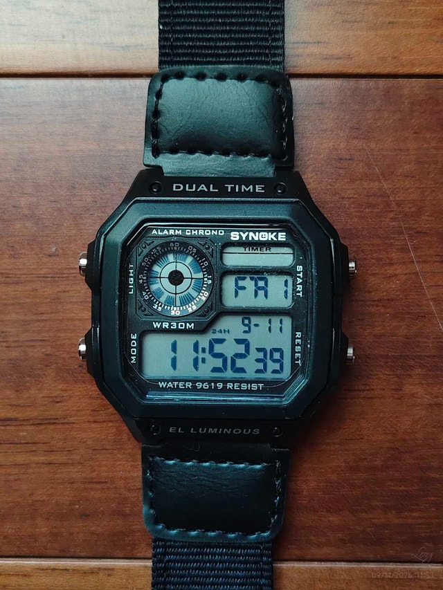 Digital Sports Watch, stop watch, timer, Dual time - photo 3