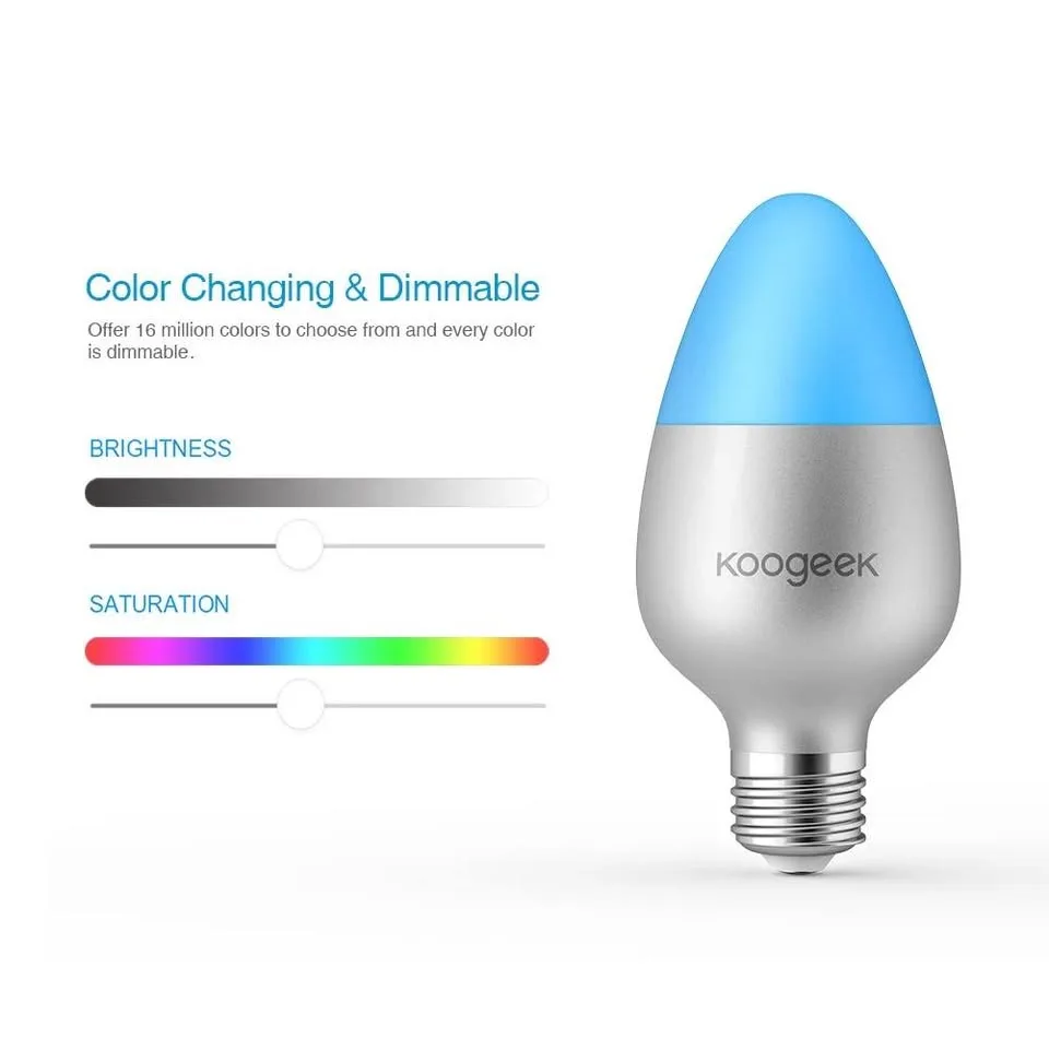 Koogeek LB1 Smart Bulb: Apple HomeKit, No Extra App image indicator(3)