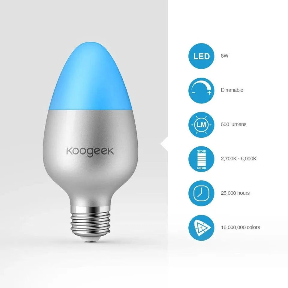 Koogeek LB1 Smart Bulb: Apple HomeKit, No Extra App image indicator(5)