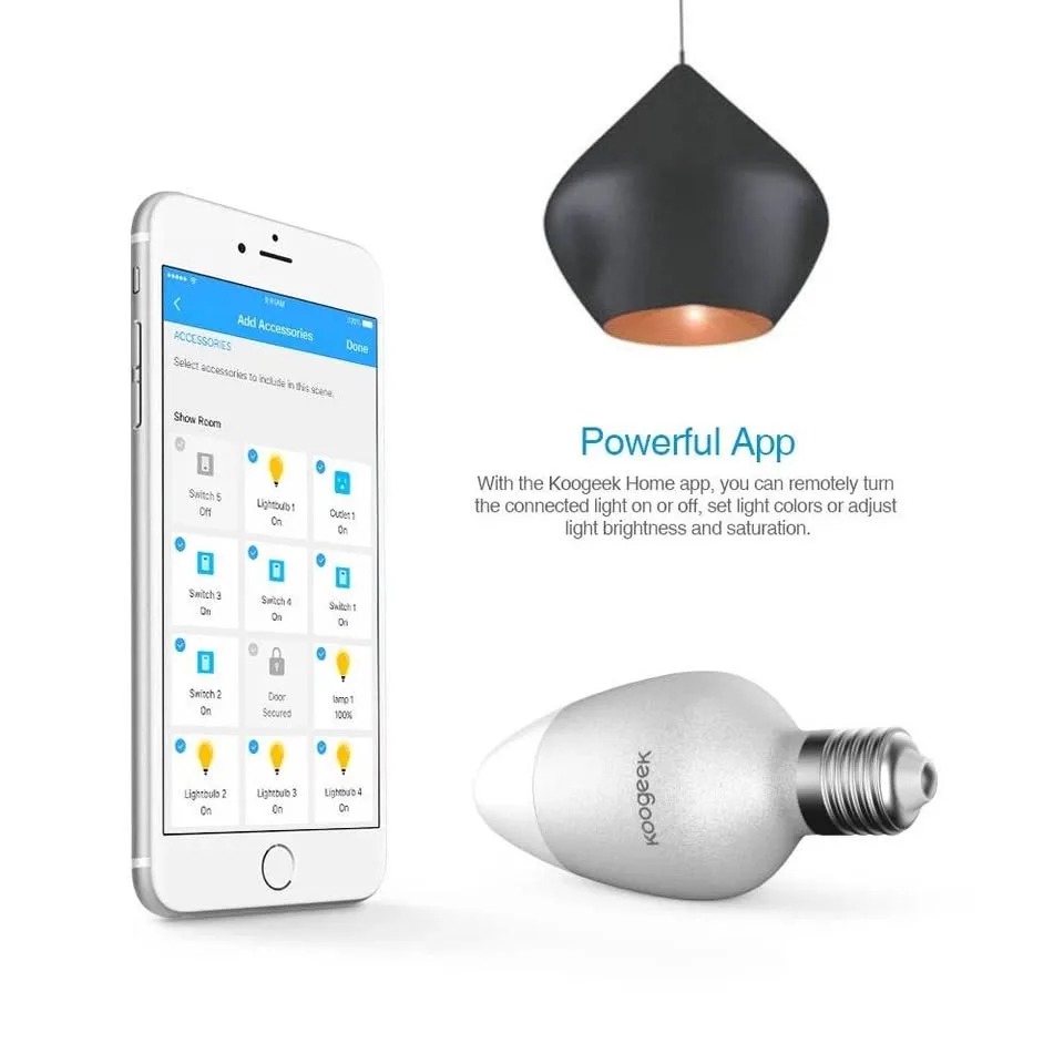 Koogeek LB1 Smart Bulb: Apple HomeKit, No Extra App image indicator(10)