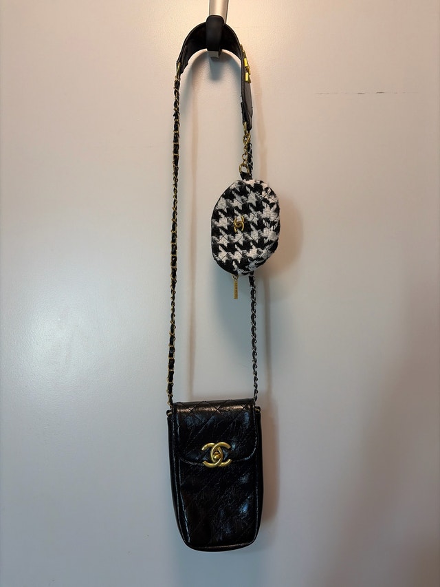 Chanel Phone Holder with Pouch