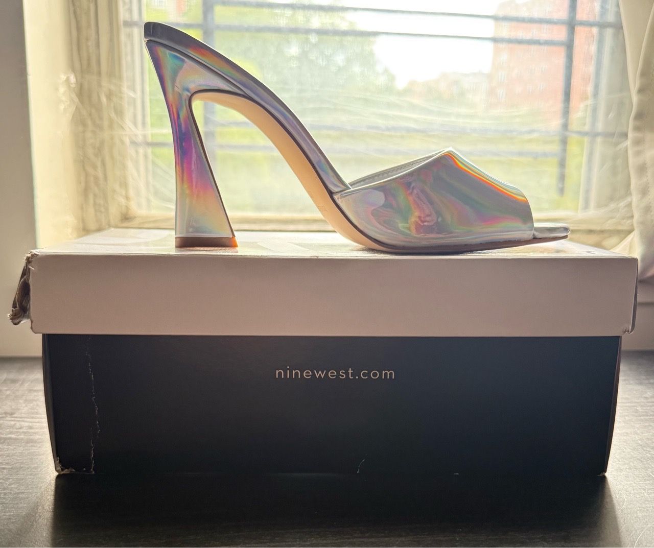 Nine West KOOL3 Women’s Open Toe Heeled Mules