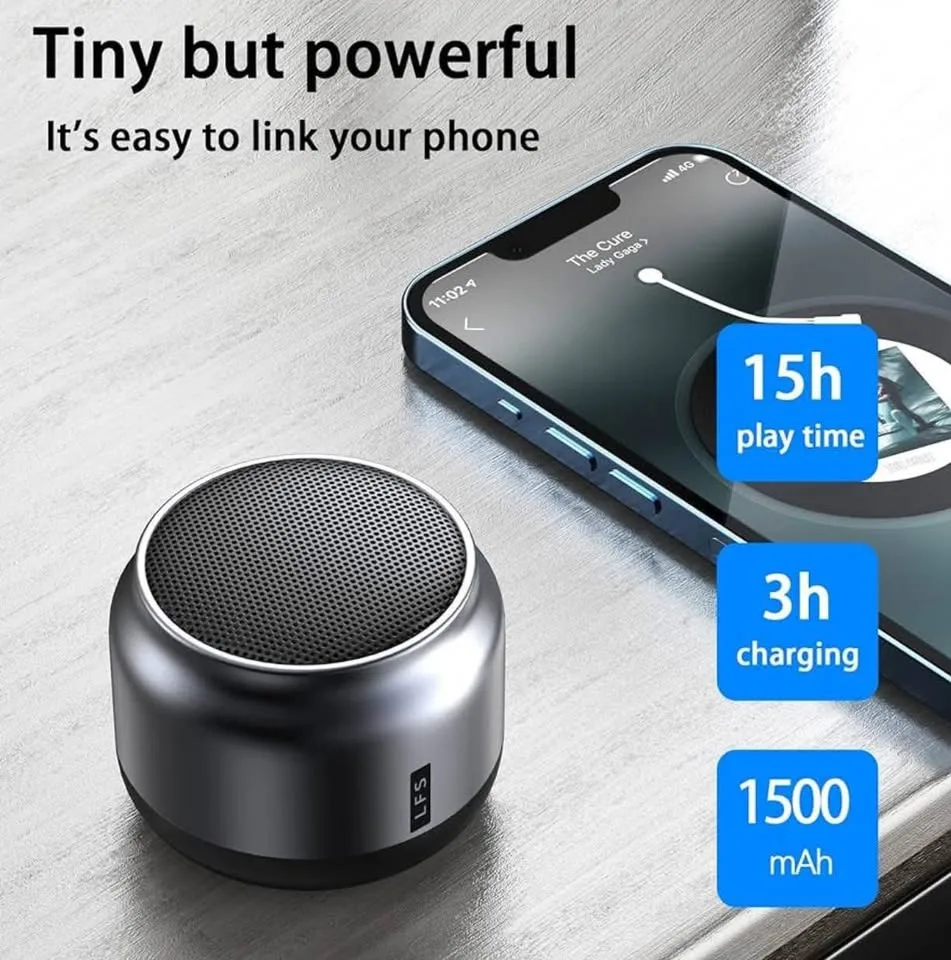 LFS Mini Bluetooth Speaker Portable Wireless Speaker image indicator(6)