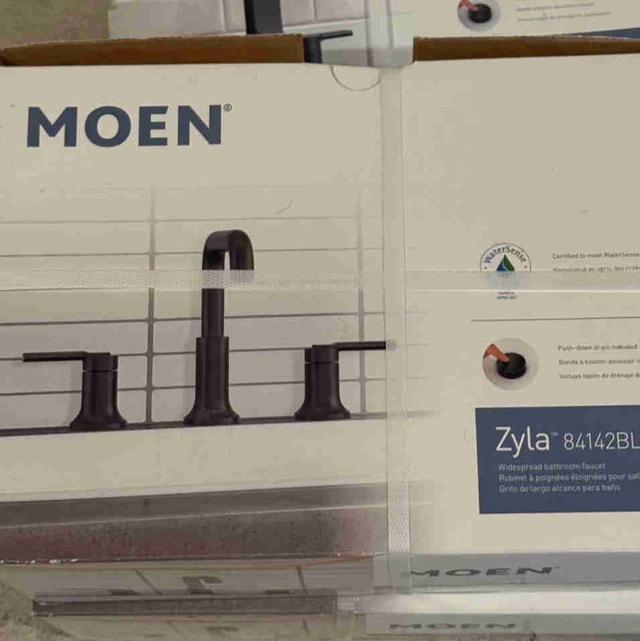 Moen Zyla 84142BL Widespread Bathroom Faucet