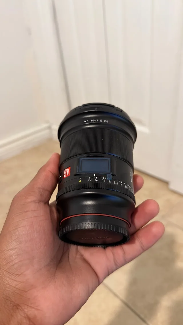 Viltrox 16mm 1.8 FE Sony lens