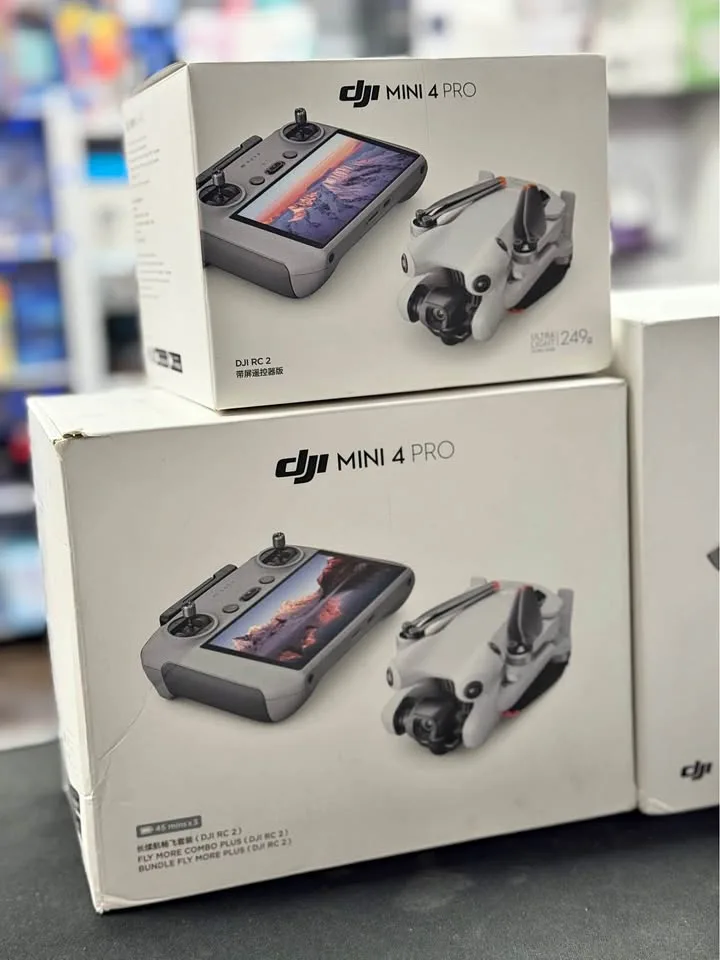 DJI Mini 4 Pro Drone – RC2 & Fly More Plus Bundle 🚁 thumbnail