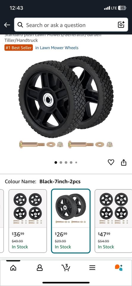 Tires 7 inch - 2 for $20 / 4 for $35 - photo 3