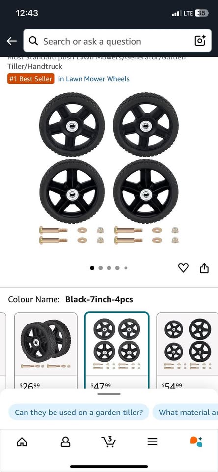 Tires 7 inch - 2 for $20 / 4 for $35 - photo 4