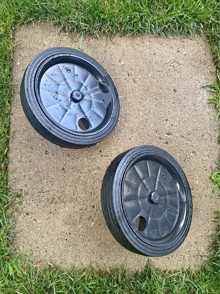 Tires 9-3/4 inch 2 for $25