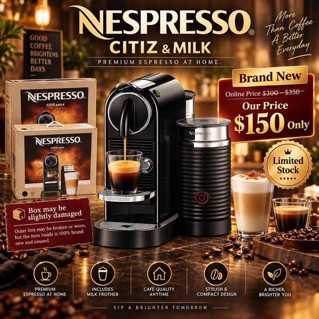 Nespresso CitiZ & Milk Coffee Machine – $150 Clearance - photo 4