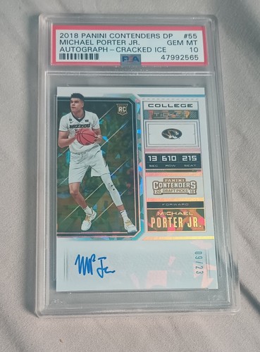 2018 Panini Contenders Draft Picks Michael Porter Jr. Card