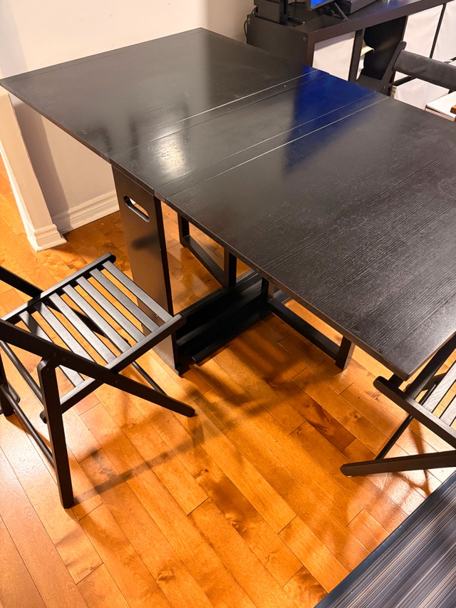 Crate and Barrel Gateleg table - photo 2