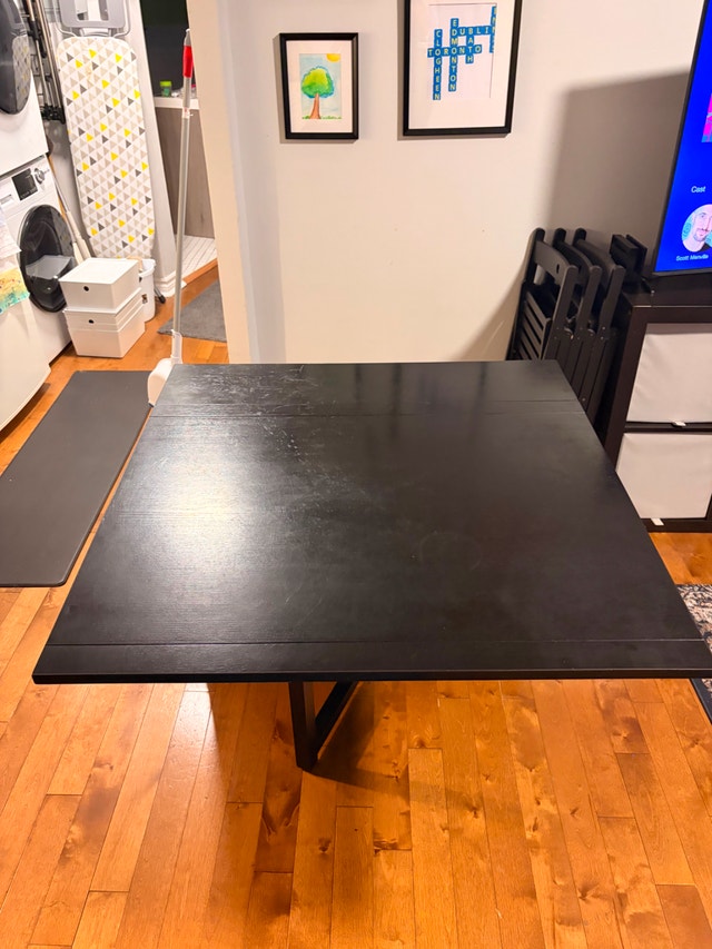 Crate and Barrel Gateleg table - photo 3