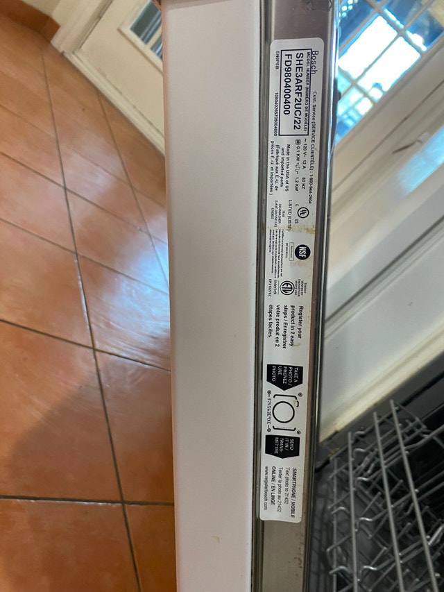 Used Bosch dishwasher in good condition - photo 2