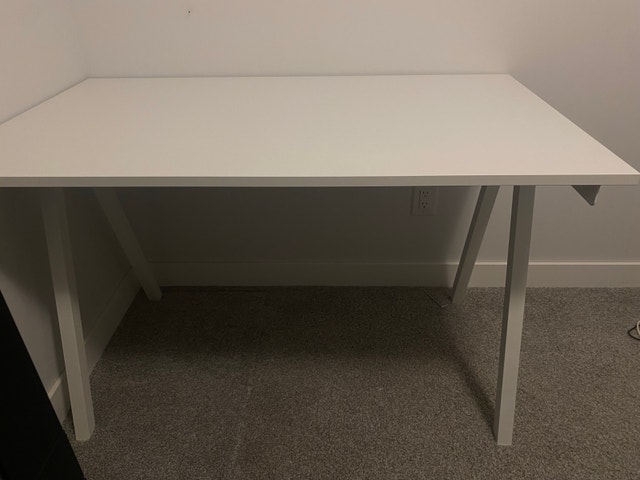 IKEA TROTTEN Desk - White (120x70 cm)