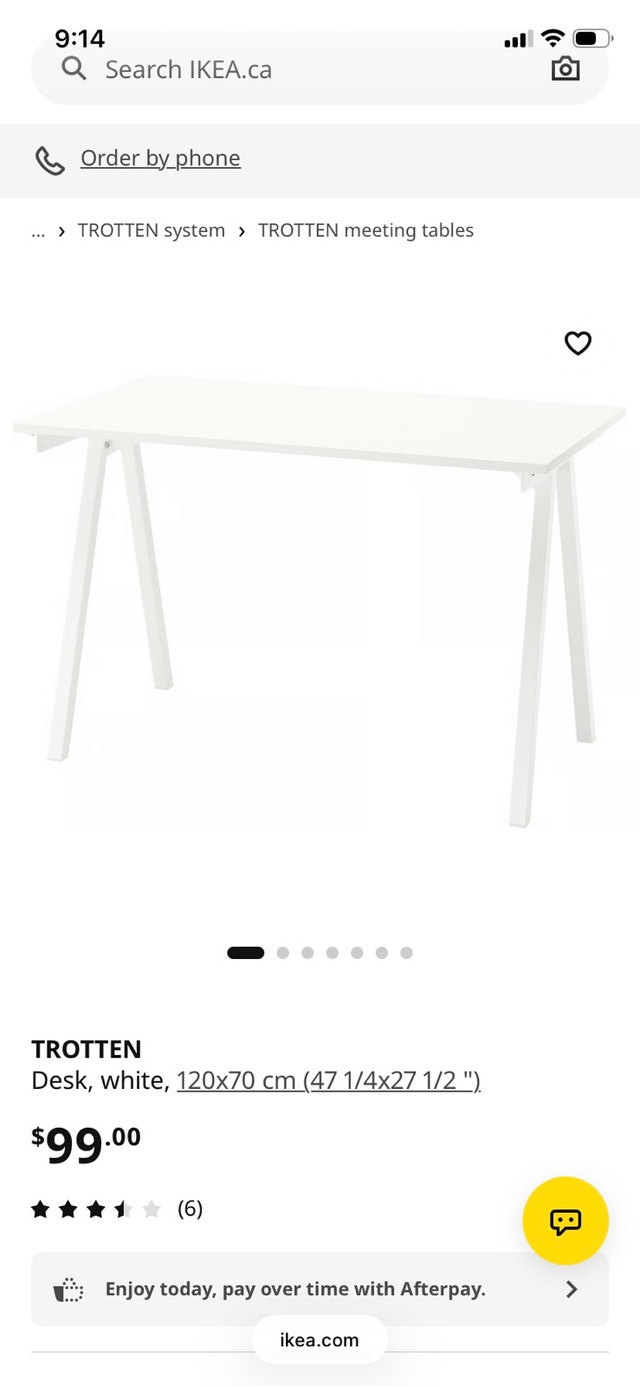 IKEA TROTTEN Desk - White (120x70 cm) - photo 4