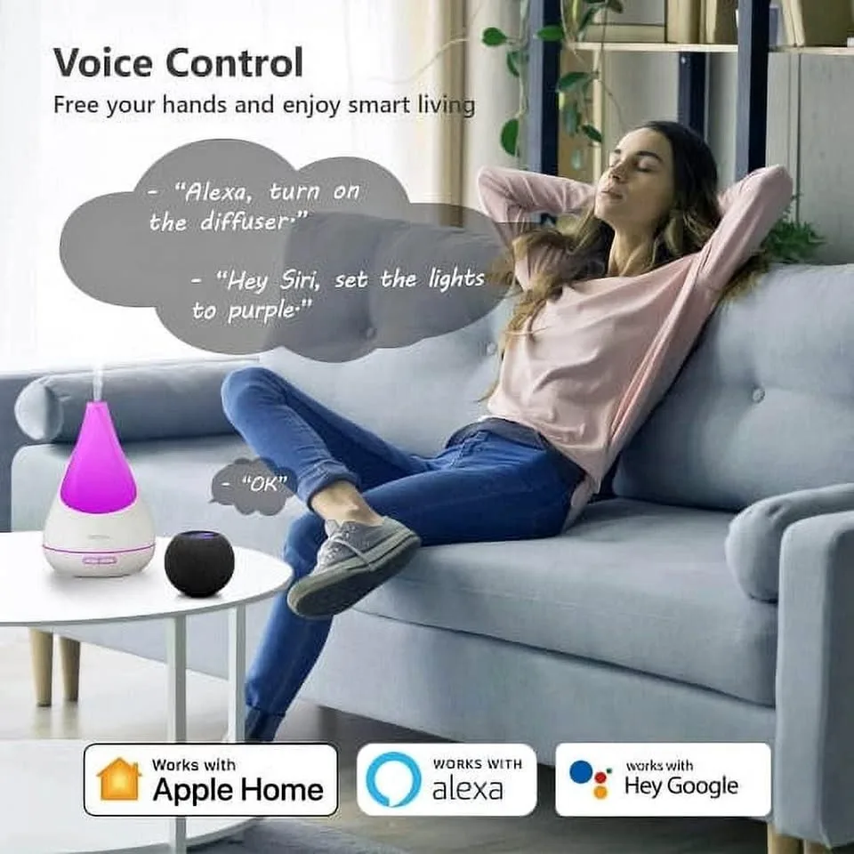 VOCOlinc Smart WiFi Diffuser, Humidifier & LED Lights thumbnail