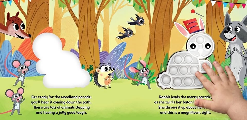 Interactive Fun: Hip POPPITY Hop Touch and Pop Board Book