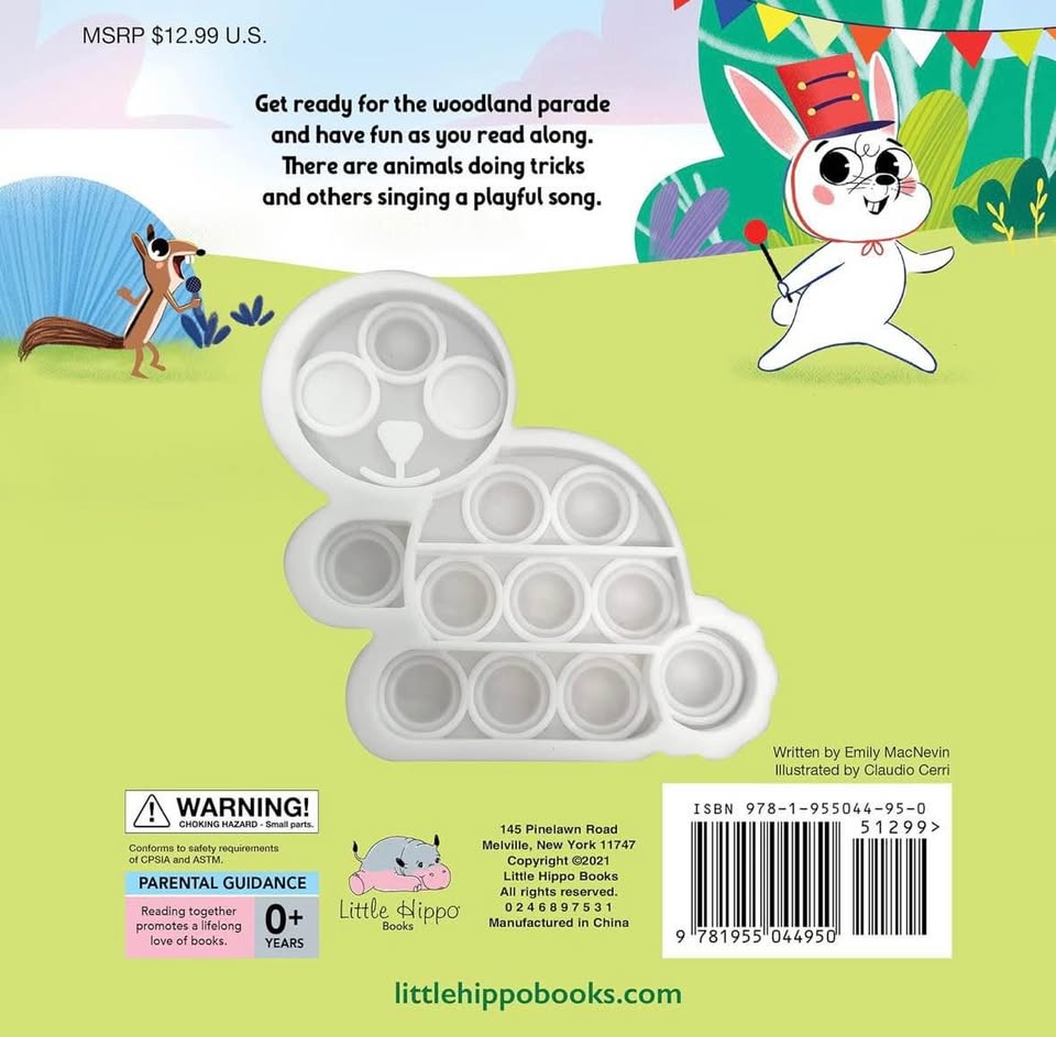 Interactive Fun: Hip POPPITY Hop Touch and Pop Board Book - photo 4
