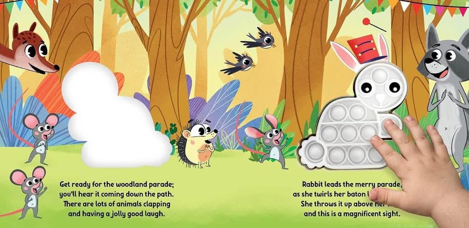 Interactive Fun: Hip POPPITY Hop Touch and Pop Board Book - photo 5
