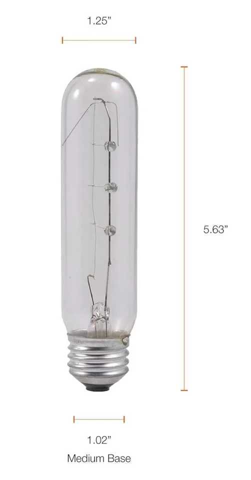 Sylvania 18491 25-Watt T10 Incandescent Bulb image indicator(4)