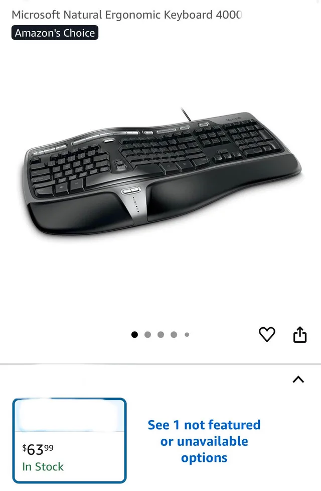 Microsoft Natural Ergo Keyboard 4000 image indicator(2)