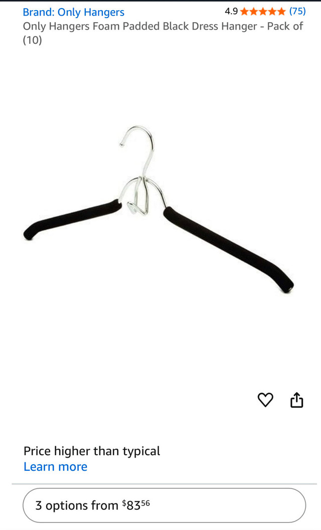 Hangers Foam Padded - Pack of 5 - photo 2
