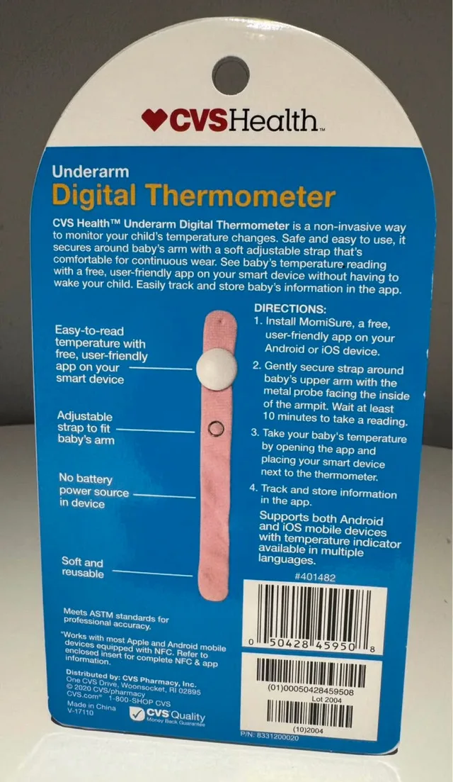 CVS Temple Digital Thermometer image indicator(2)