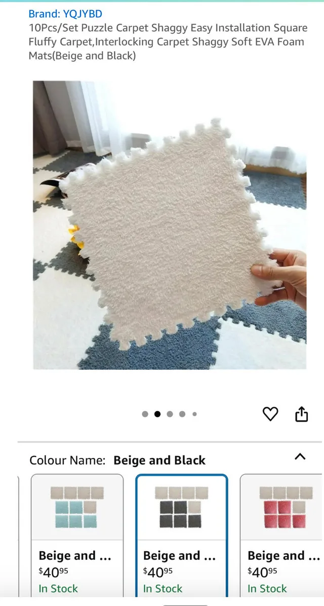 Interlocking Soft Carpet (Around 60pcs with Edge) [30x30cm] image indicator(2)