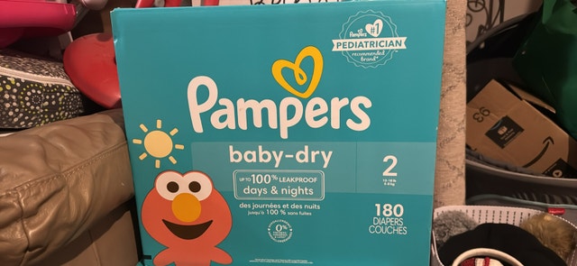 Pampers Baby-Dry Diapers, Unopened, Size 1&2 - photo 2