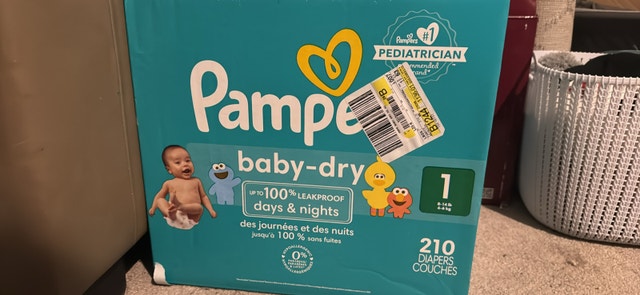 Pampers Baby-Dry Diapers, Unopened, Size 1&2 - photo 3