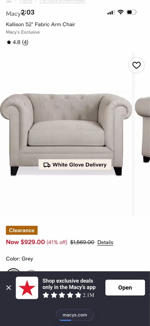 Marta Stewart Sofa